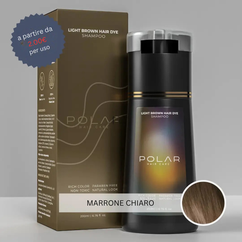 PolarCapelli® - Shampoo correttore del grigio