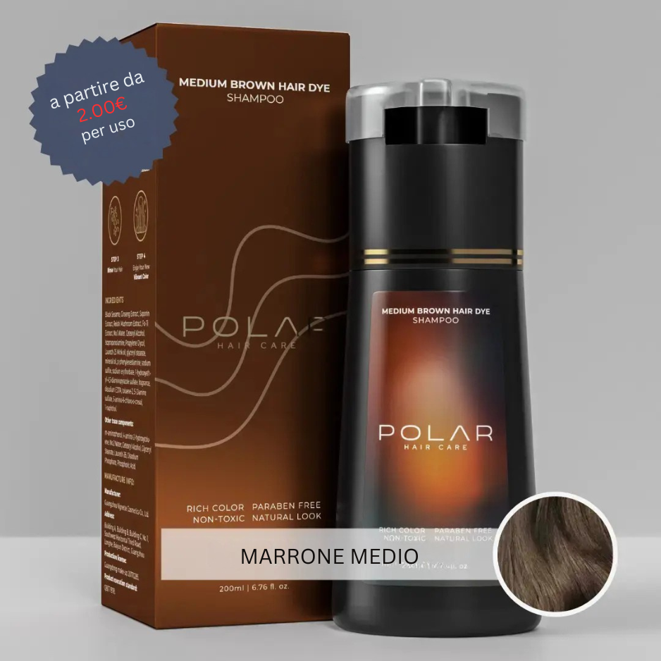 PolarCapelli® - Shampoo correttore del grigio